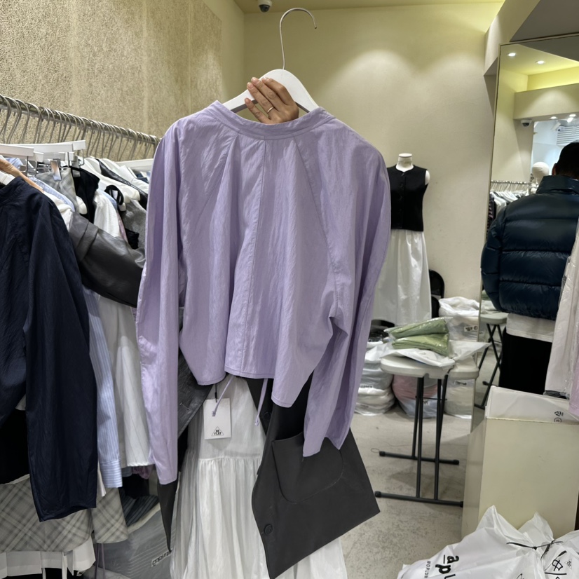 REFLAT韓國㊣直郵東大門代購女裝新品休閑25春夏襯衫蕾絲衫REFLAT襯衫/蕾絲衫