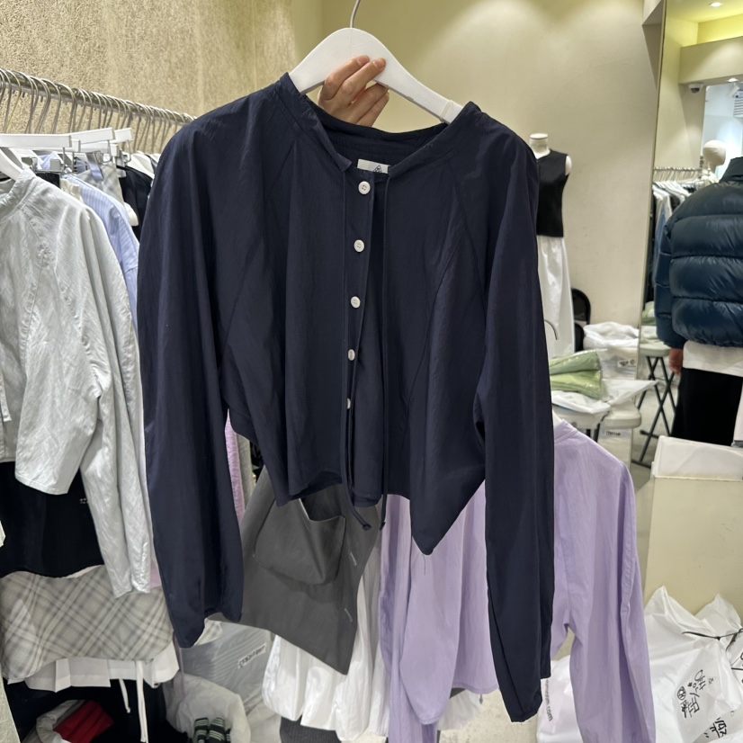 REFLAT韓國㊣直郵東大門代購女裝新品休閑25春夏襯衫蕾絲衫REFLAT襯衫/蕾絲衫圖色2
