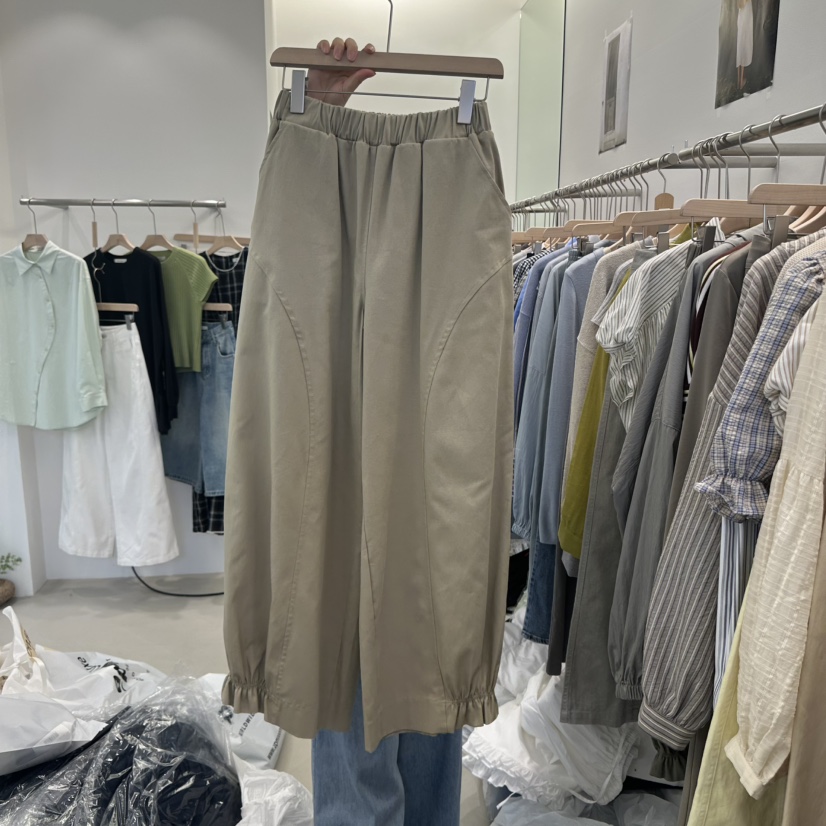 RIVER RAIN韓國直郵㊣東大門實拍女裝新品熱賣25春夏休閑褲RIVER RAIN休閑褲圖色3