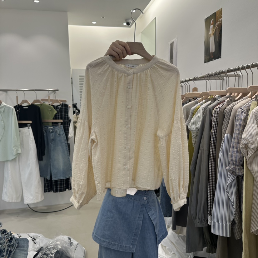 RIVER RAIN韓國㊣直郵東大門代購女裝新品推薦熱賣襯衫蕾絲衫RIVER RAIN襯衫/蕾絲衫圖色2