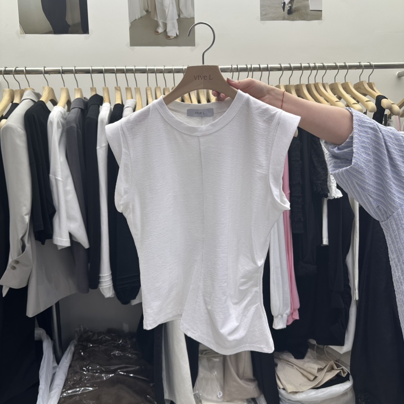 VIVEL韓國㊣直郵東大門代購女裝新品職業休閑人氣時尚25春夏馬甲VIVEL馬甲圖色3