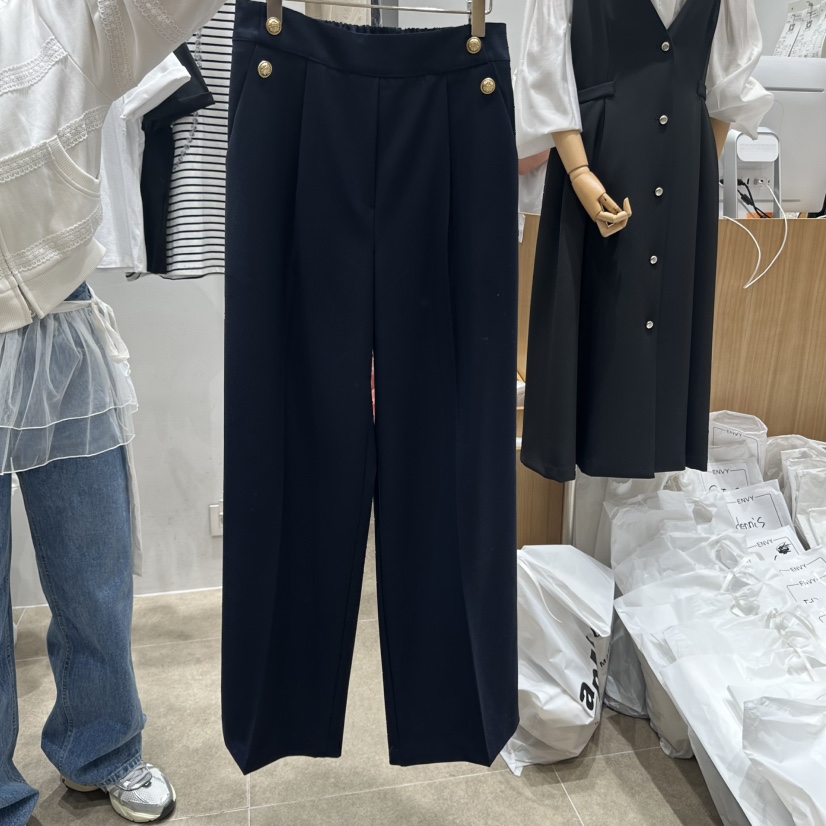 ENVY韓國直郵㊣東大門實拍女裝新款熱賣推薦休閑職業休閑褲ENVY休閑褲圖色2