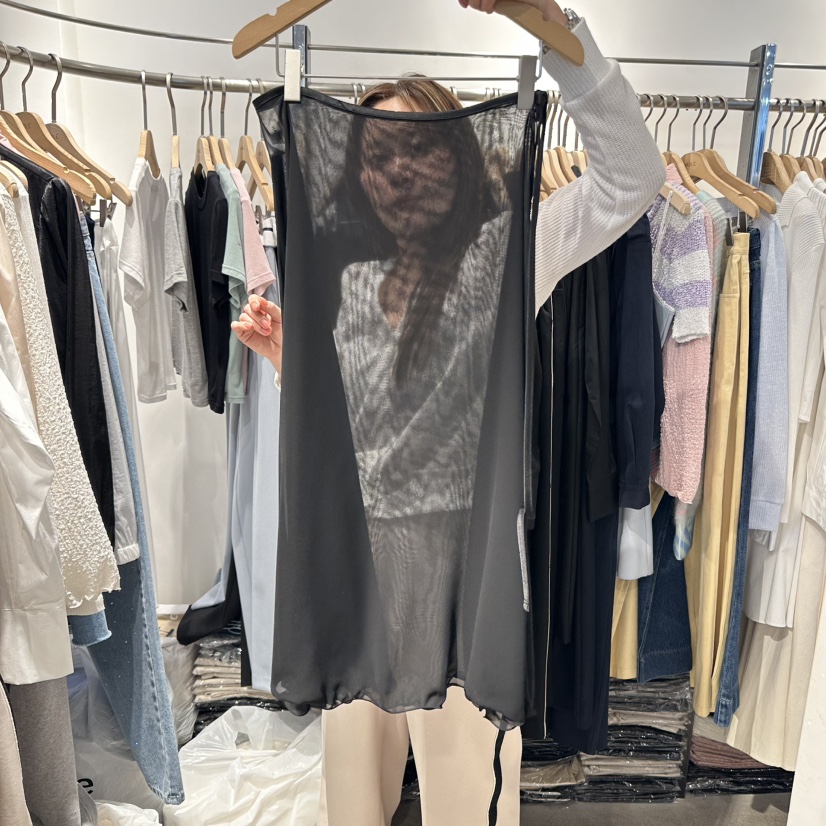 HABLE韓國㊣直郵東大門代購女裝新品職業熱賣25春夏時尚長裙HABLE長裙圖色2