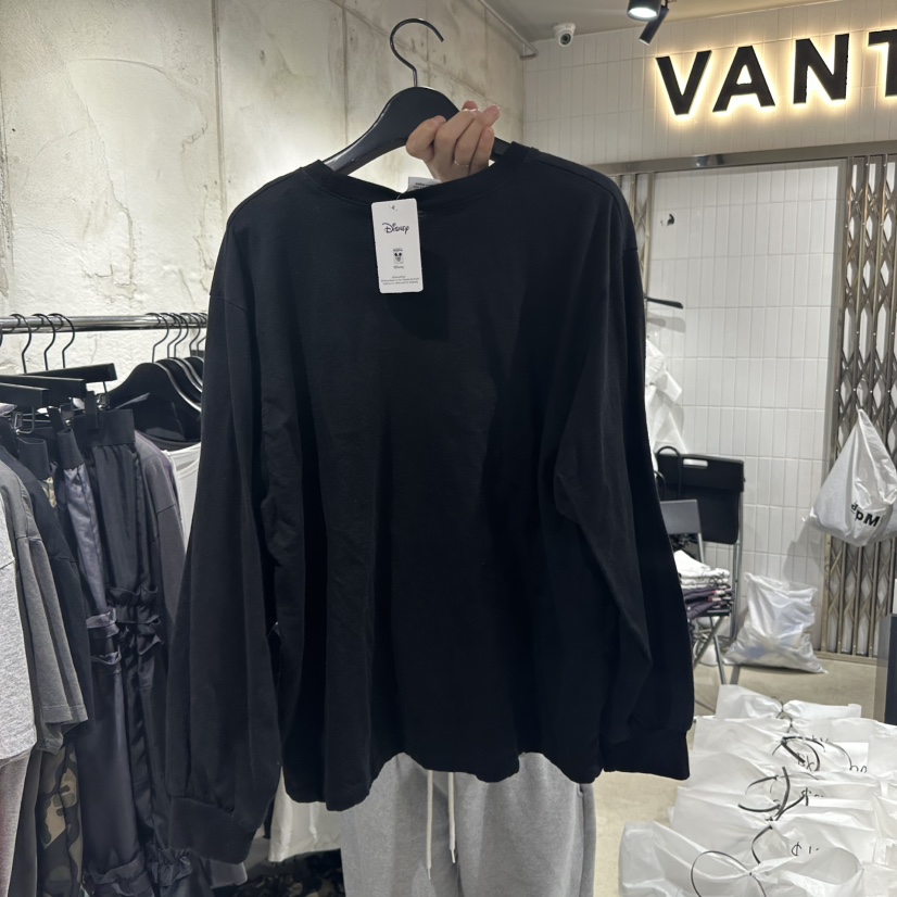 VANTA韓國直郵㊣東大門實拍女裝新品人氣25春夏時尚長袖T恤VANTA長袖T恤