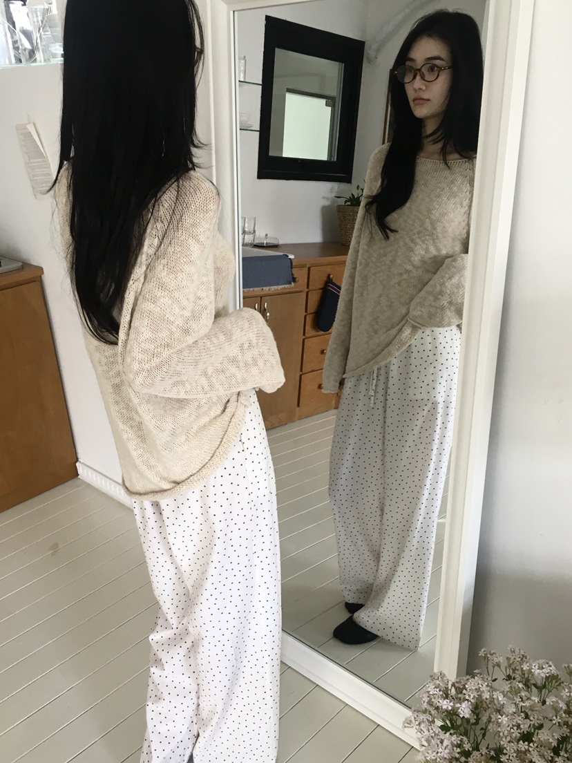 ORDINARYA韓國直郵女士新品人氣真品休閑時尚職業25春夏休閑褲ROESMMOSS休閑褲