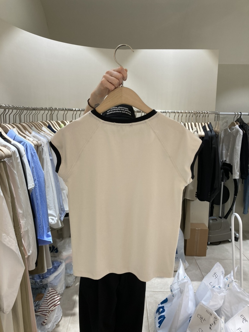 FLEUR-P東大門實拍女裝新款人氣25春夏真品熱賣職業推薦T恤FLEURT恤