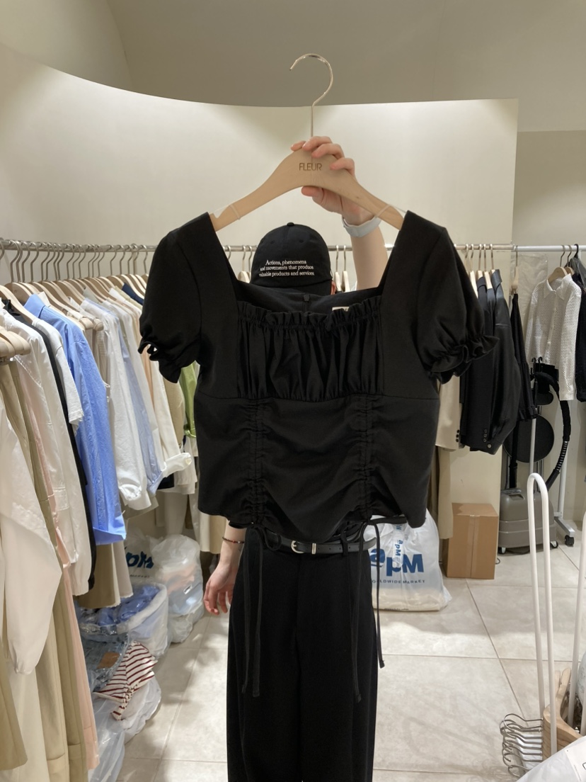 FLEUR-P韓國直郵女士新款推薦25春夏休閑真品職業襯衫蕾絲衫FLEUR襯衫/蕾絲衫圖色3