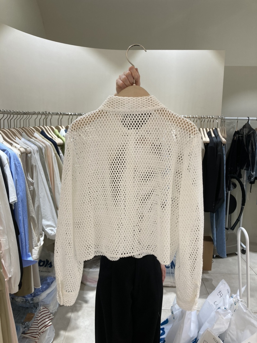 FLEUR-P東大門代購女裝新品真品25春夏人氣襯衫蕾絲衫開衫FLEUR襯衫/蕾絲衫