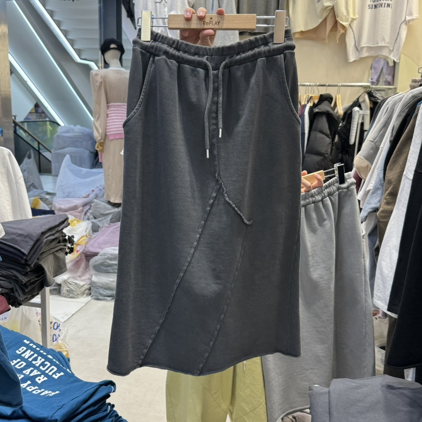 REPLAY韓國直郵女士新品25春夏人氣職業休閑熱賣半身裙中短裙REPLAY半身裙/中短裙圖色2