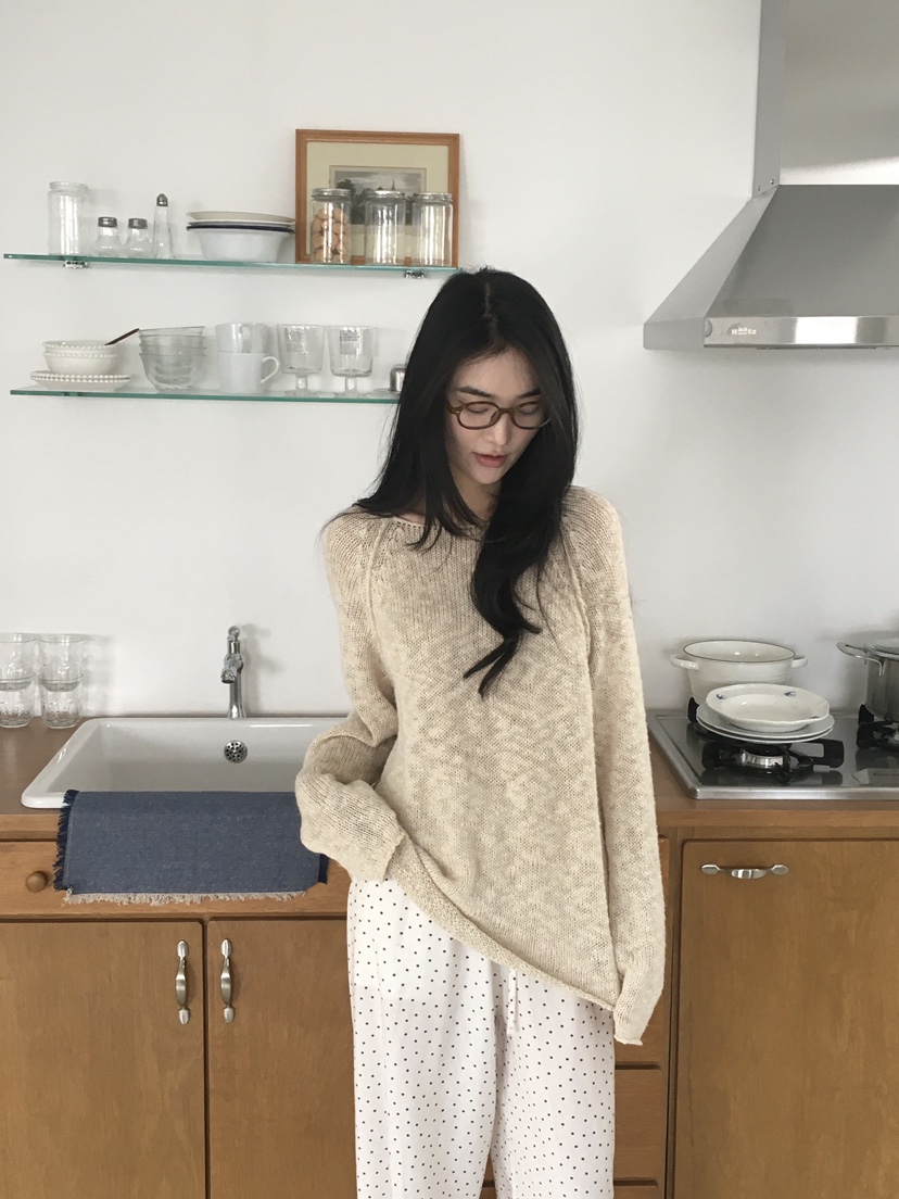 ORDINARYA東大門代購女士新款真品休閑熱賣25春夏人氣針織衫ROESMMOSS針織衫
