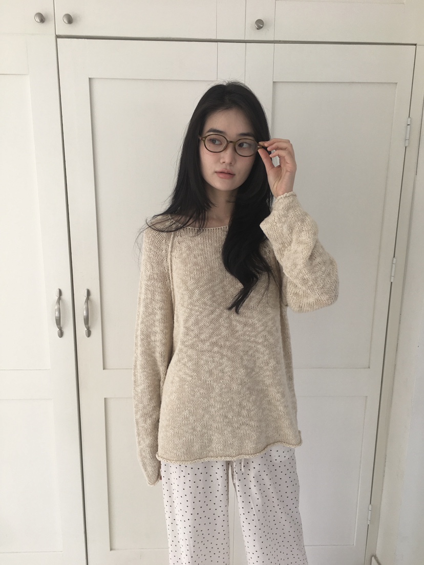ORDINARYA東大門代購女士新款真品休閑熱賣25春夏人氣針織衫ROESMMOSS針織衫