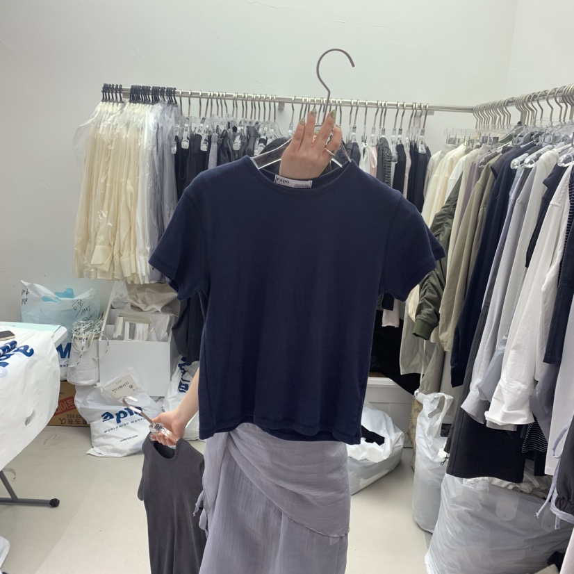 PADO東大門實拍女裝新款時尚職業25春夏熱賣休閑推薦人氣T恤PADOT恤圖色4