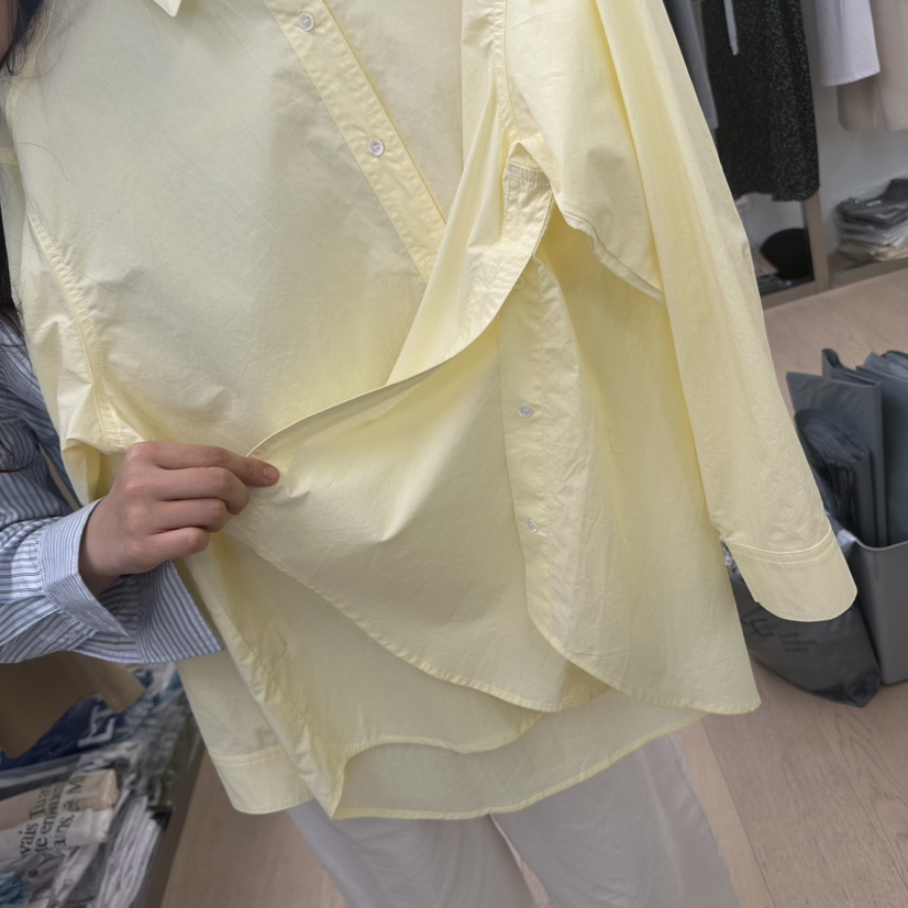 LTMS東大門直郵女裝新品25春夏真品職業推薦時尚襯衫蕾絲衫LTMS襯衫/蕾絲衫