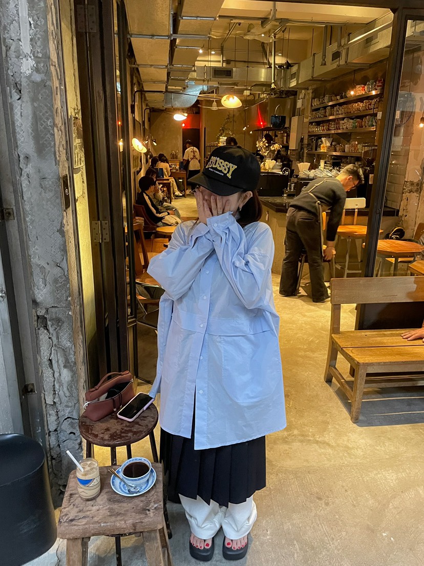 BYRING東大門實拍女裝新款真品熱賣休閑25春夏襯衫蕾絲衫口袋BYRING襯衫/蕾絲衫