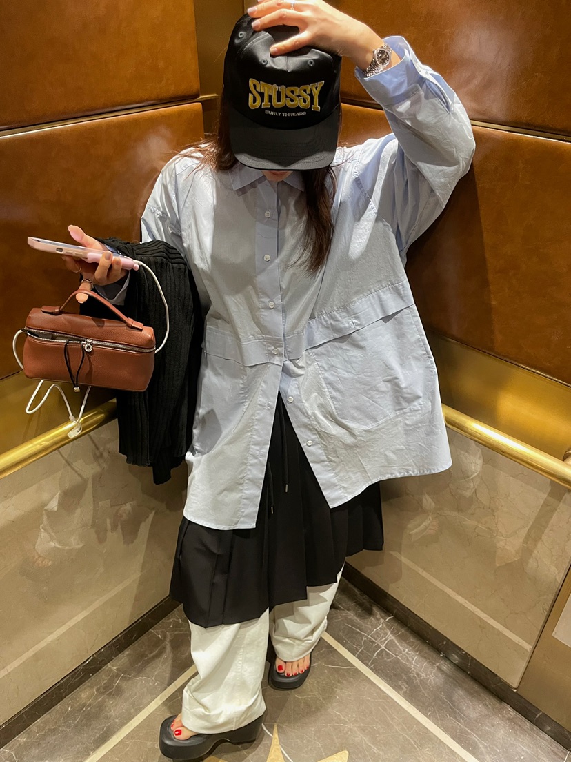 BYRING東大門實拍女裝新款真品熱賣休閑25春夏襯衫蕾絲衫口袋BYRING襯衫/蕾絲衫