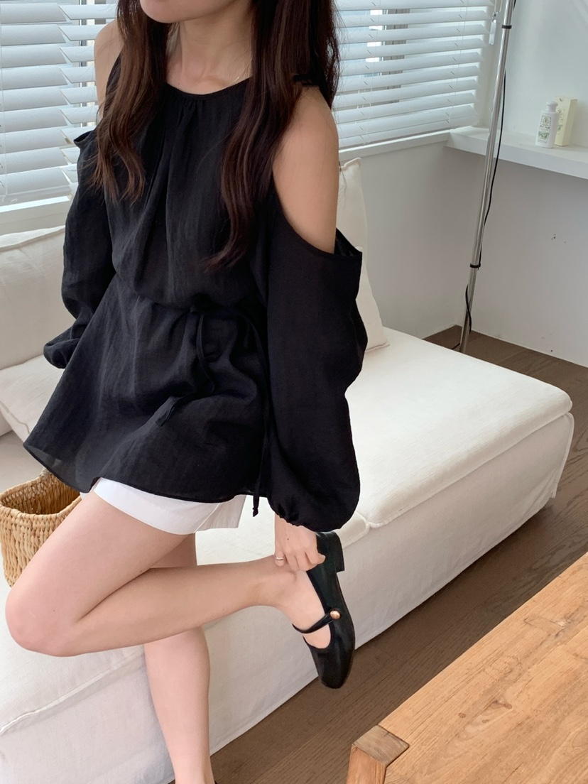FRILL-T東大門實拍女士新品25春夏人氣推薦時尚襯衫蕾絲衫FRILL-T襯衫/蕾絲衫