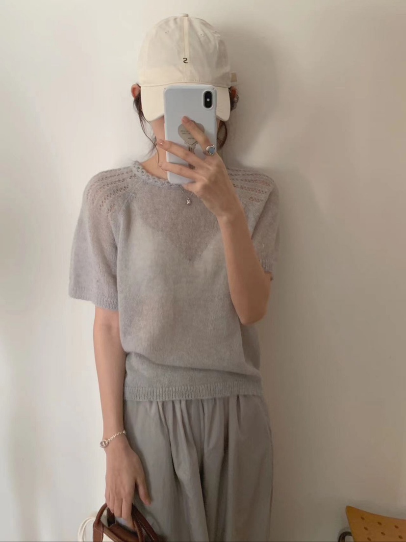 CRONG韓國代購女士新款人氣25春夏職業時尚推薦熱賣真品針織衫CRONG針織衫