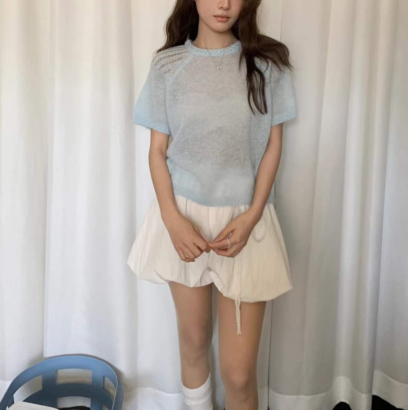 CRONG韓國代購女士新款人氣25春夏職業時尚推薦熱賣真品針織衫CRONG針織衫