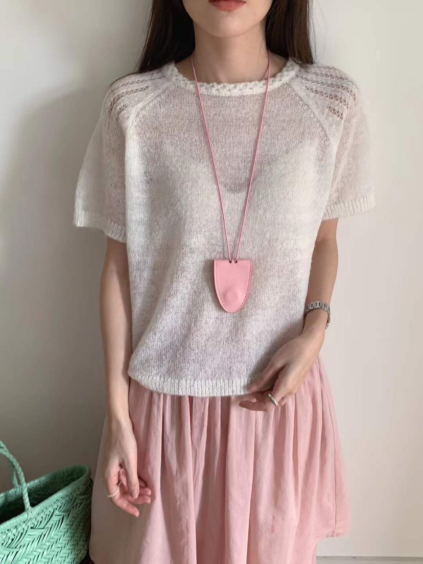 CRONG韓國代購女士新款人氣25春夏職業時尚推薦熱賣真品針織衫CRONG針織衫圖色1