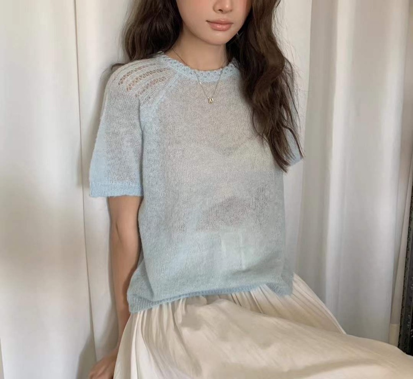 CRONG韓國代購女士新款人氣25春夏職業時尚推薦熱賣真品針織衫CRONG針織衫圖色4