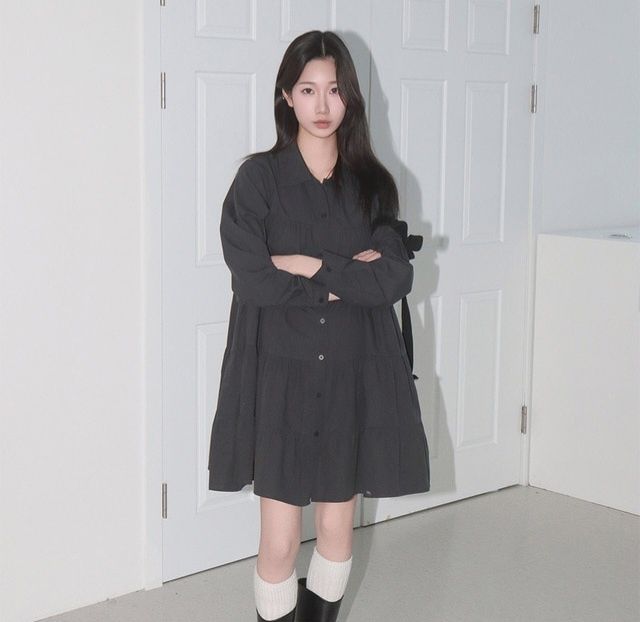 IF U-이퓨-T韓國代購女裝新款熱賣時尚25春夏休閑連衣裙IF U連衣裙
