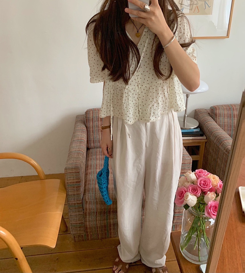 FRILL-T韓國直郵女裝新品休閑人氣推薦職業熱賣襯衫蕾絲衫FRILL-T襯衫/蕾絲衫