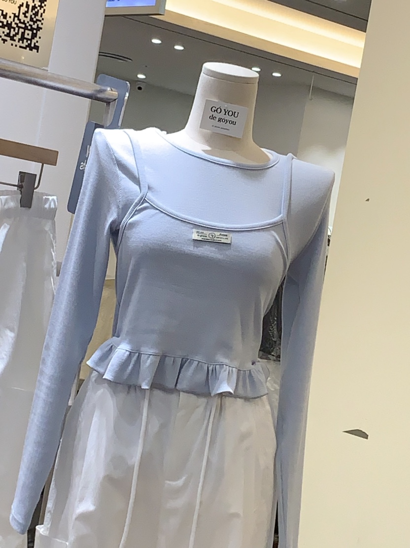 GOYOU東大門代購女裝新品25春夏真品職業推薦休閑人氣長袖T恤de goyou長袖T恤圖色1