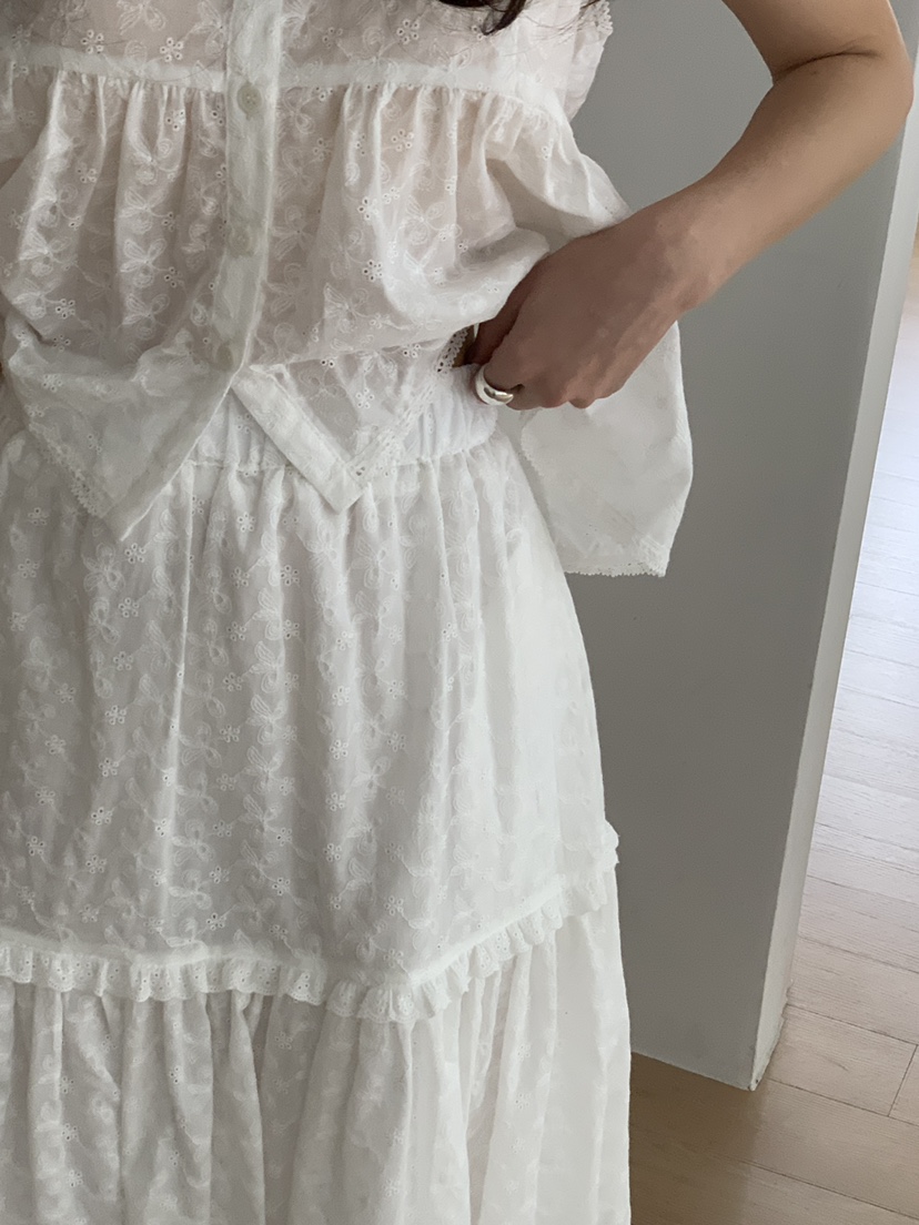 FRILL-T東大門實拍女士新款熱賣休閑真品半身裙中短裙荷葉邊FRILL-T半身裙/中短裙