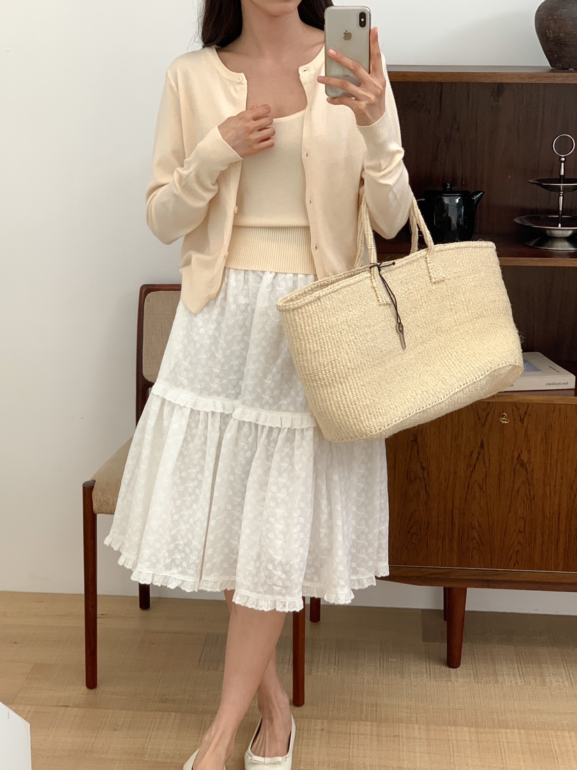 FRILL-T東大門實拍女士新款熱賣休閑真品半身裙中短裙荷葉邊FRILL-T半身裙/中短裙