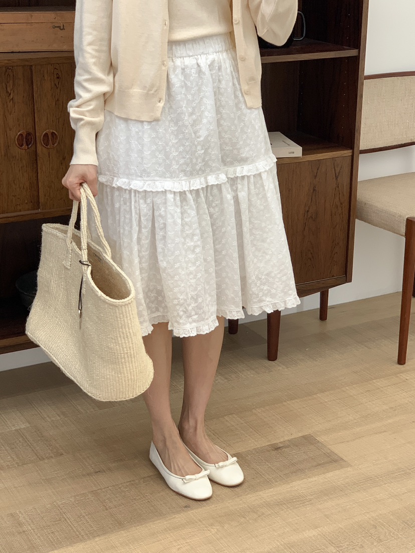 FRILL-T東大門實拍女士新款熱賣休閑真品半身裙中短裙荷葉邊FRILL-T半身裙/中短裙