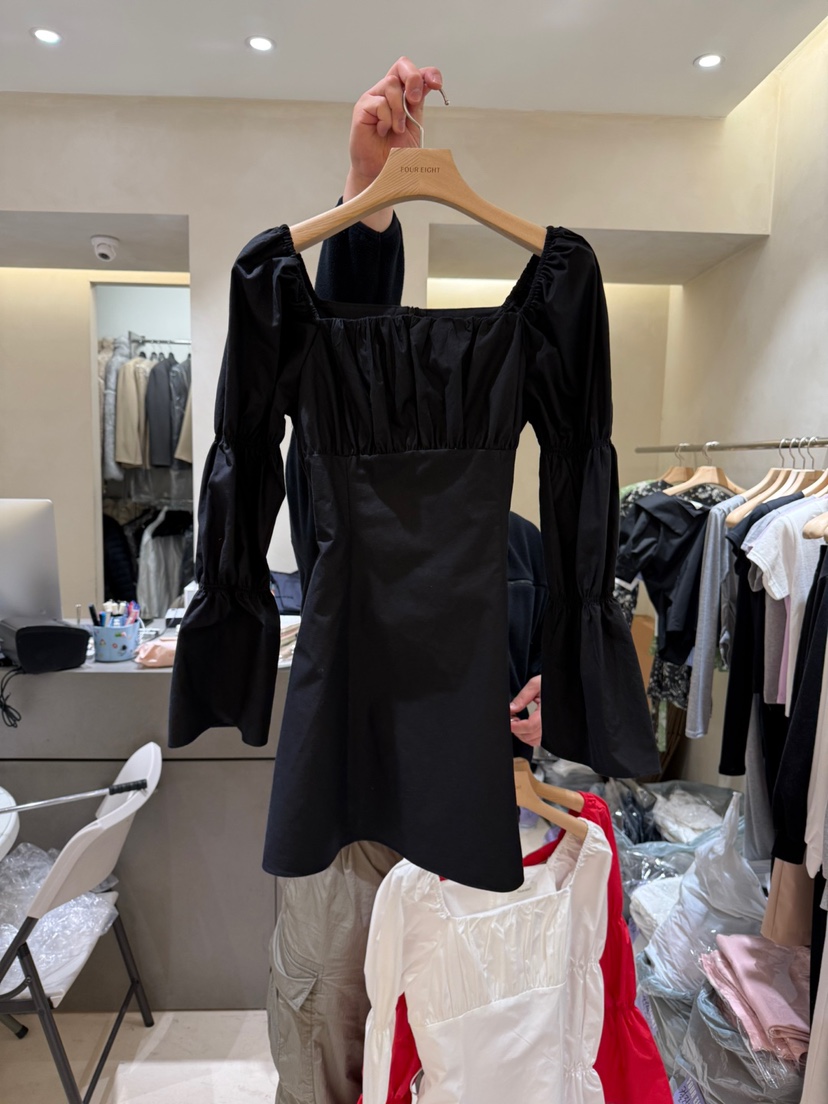 FOUREIGHT韓國直郵女裝新品熱賣推薦職業休閑25春夏人氣連衣裙FOUR EIGHT連衣裙圖色3