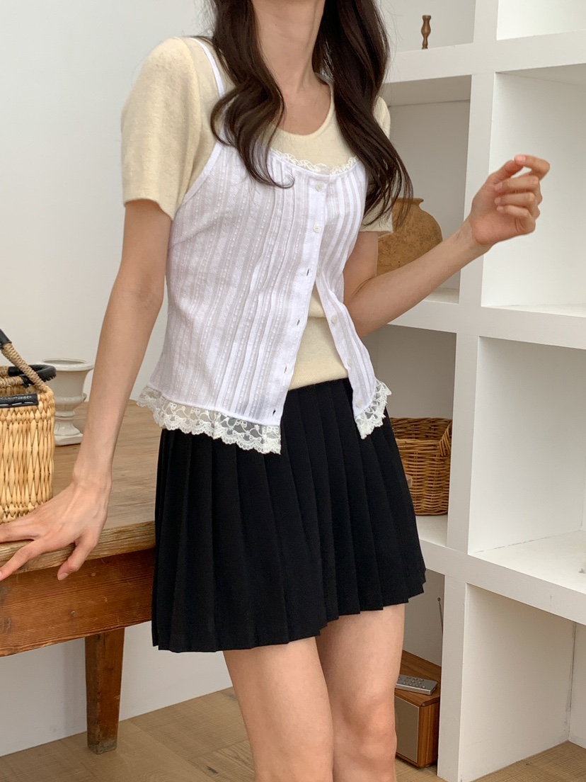 FRILL-T東大門直郵女士新款真品休閑職業人氣時尚吊帶背心FRILL-T吊帶/背心