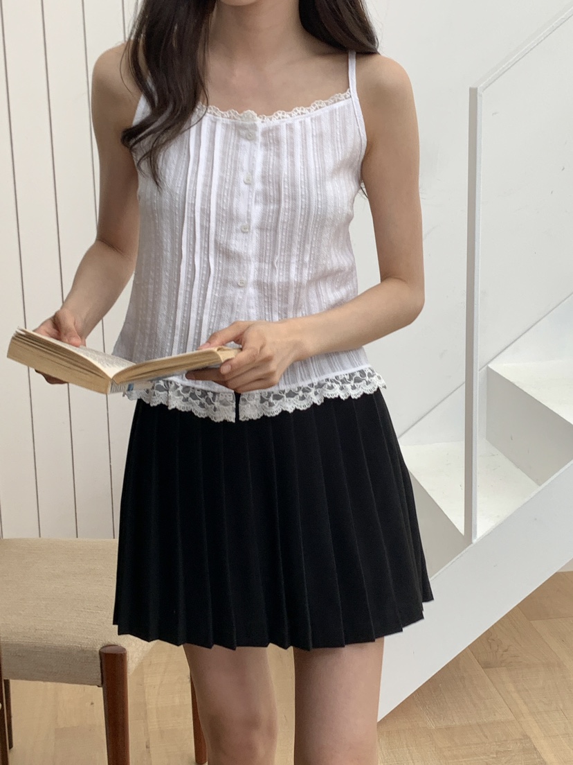 FRILL-T東大門直郵女士新款真品休閑職業人氣時尚吊帶背心FRILL-T吊帶/背心