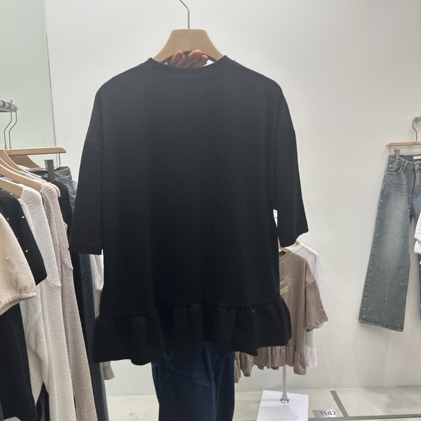 JOEL韓國直郵㊣女裝新品時尚熱賣人氣25春夏休閑職業推薦T恤JOELT恤