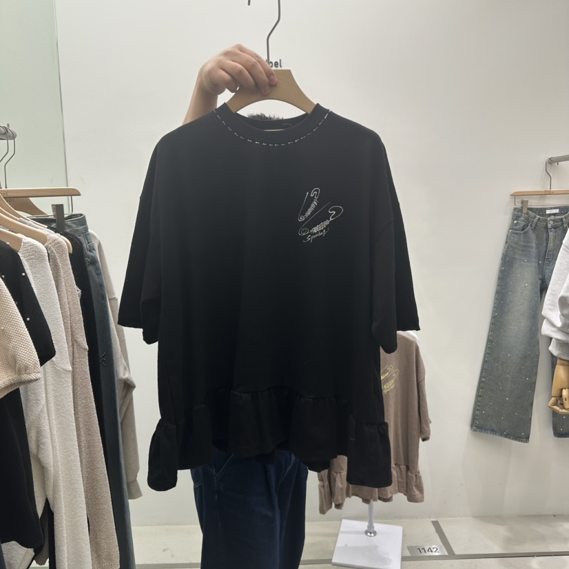 JOEL韓國直郵㊣女裝新品時尚熱賣人氣25春夏休閑職業推薦T恤JOELT恤