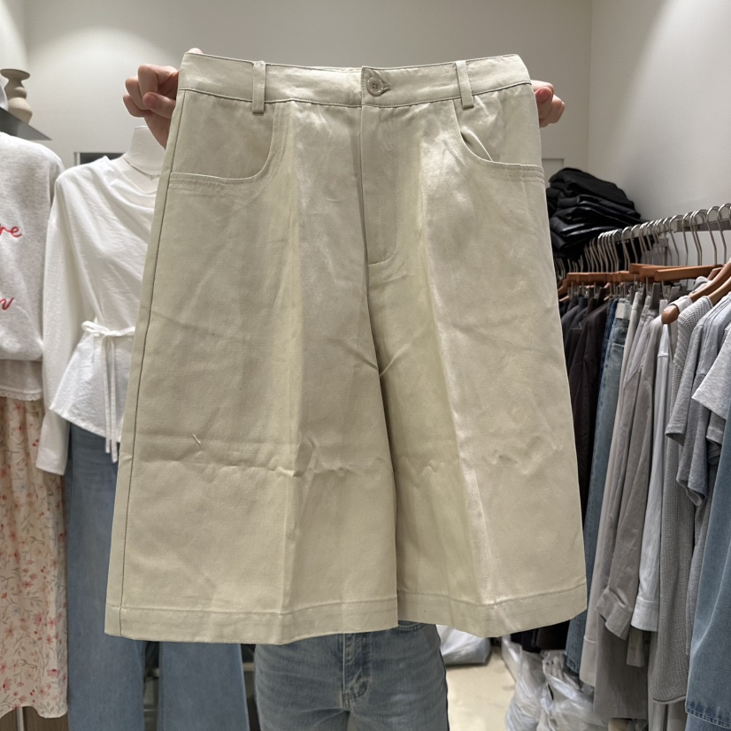 MELO韓國直郵㊣女裝新品休閑時尚人氣25春夏推薦短褲不含腰帶MELO短褲圖色2