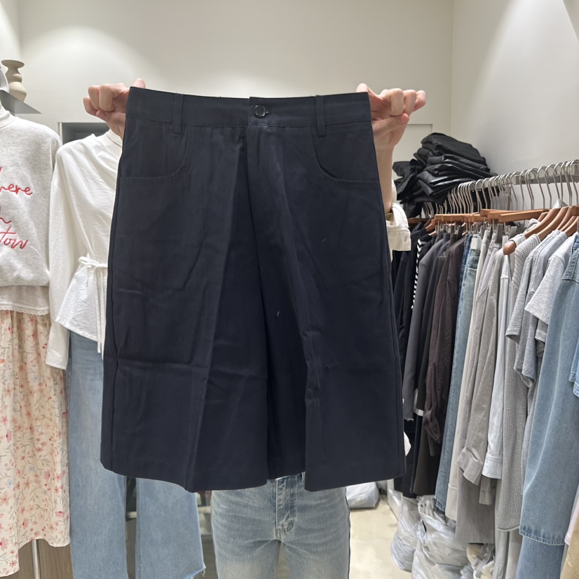 MELO韓國直郵㊣女裝新品休閑時尚人氣25春夏推薦短褲不含腰帶MELO短褲圖色3