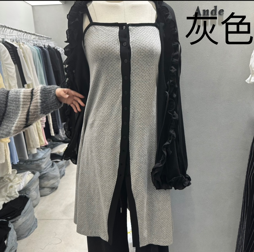 ANDE韓國直郵㊣東大門實拍女裝新品熱賣25春夏休閑職業連衣裙ANDE連衣裙圖色3