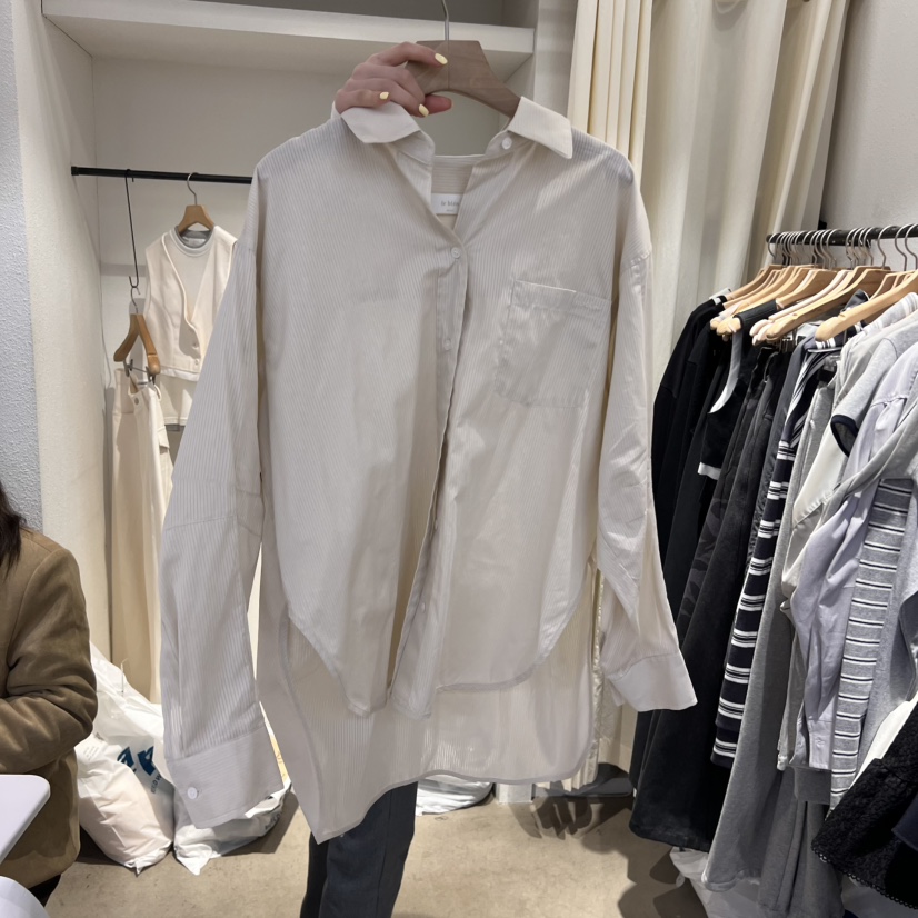 IR BIEN韓國直郵㊣東大門實拍女裝新品時尚25春夏襯衫蕾絲衫ir bien-A襯衫/蕾絲衫