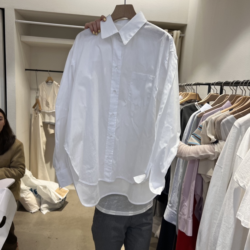 IR BIEN韓國直郵㊣東大門實拍女裝新品時尚25春夏襯衫蕾絲衫ir bien-A襯衫/蕾絲衫圖色2