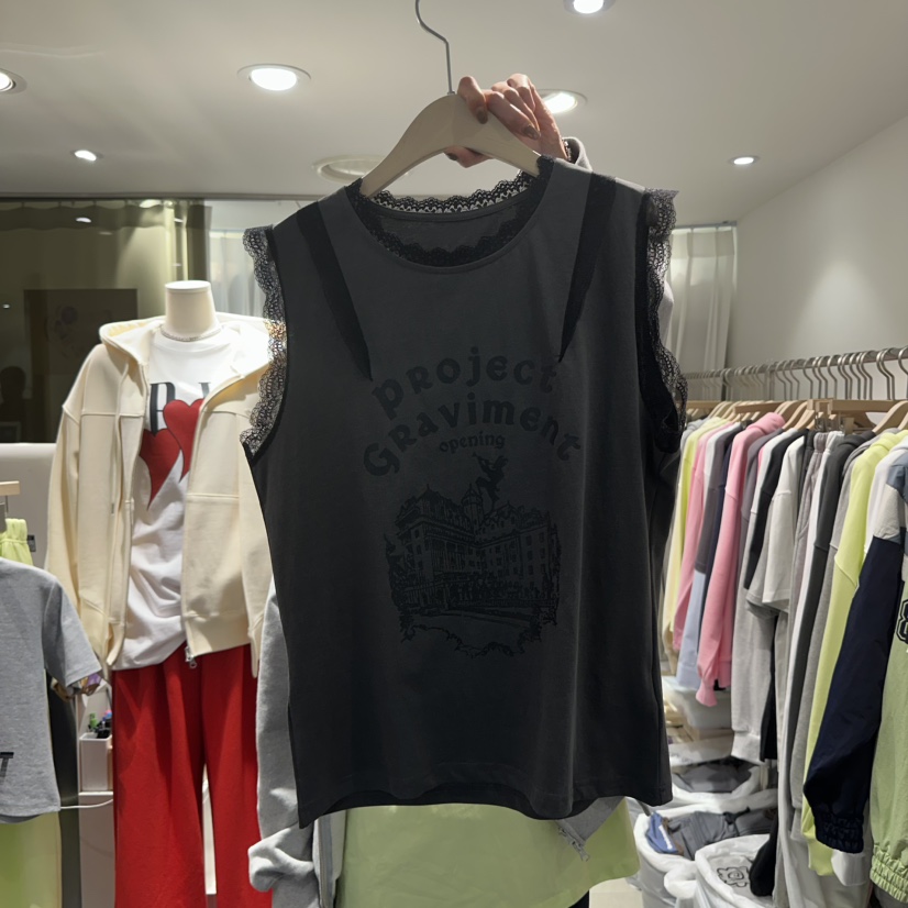 THE LOT直郵韓國代購㊣女裝新品人氣時尚25春夏推薦休閑T恤THE LOT/ LOTT恤圖色2