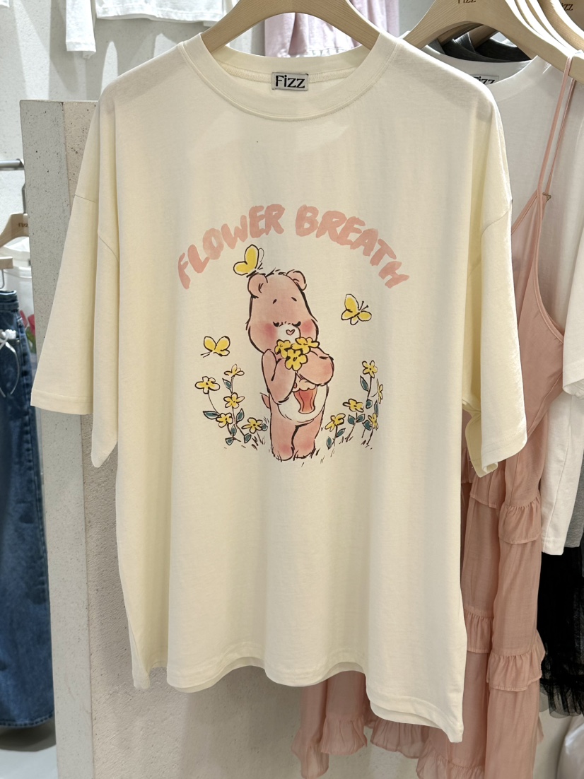 FIZZ直郵韓國代購㊣女裝新品時尚熱賣推薦人氣25春夏休閑T恤FIZZT恤圖色1