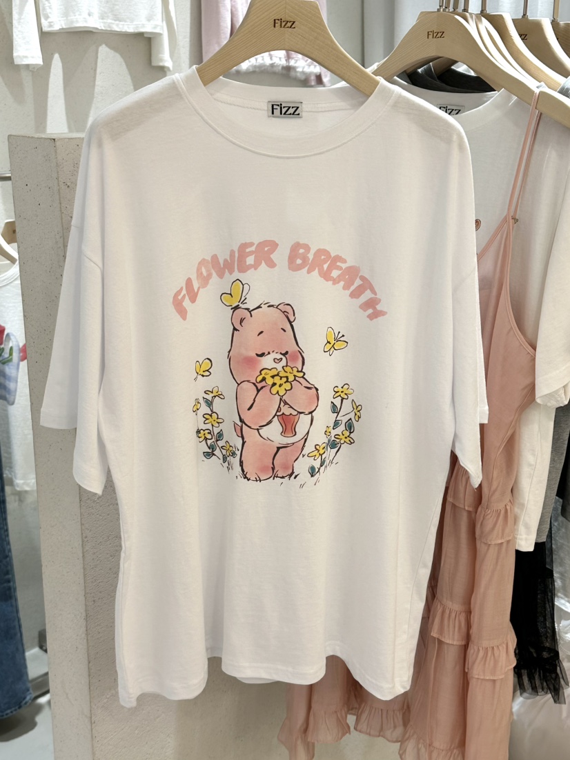 FIZZ直郵韓國代購㊣女裝新品時尚熱賣推薦人氣25春夏休閑T恤FIZZT恤圖色2