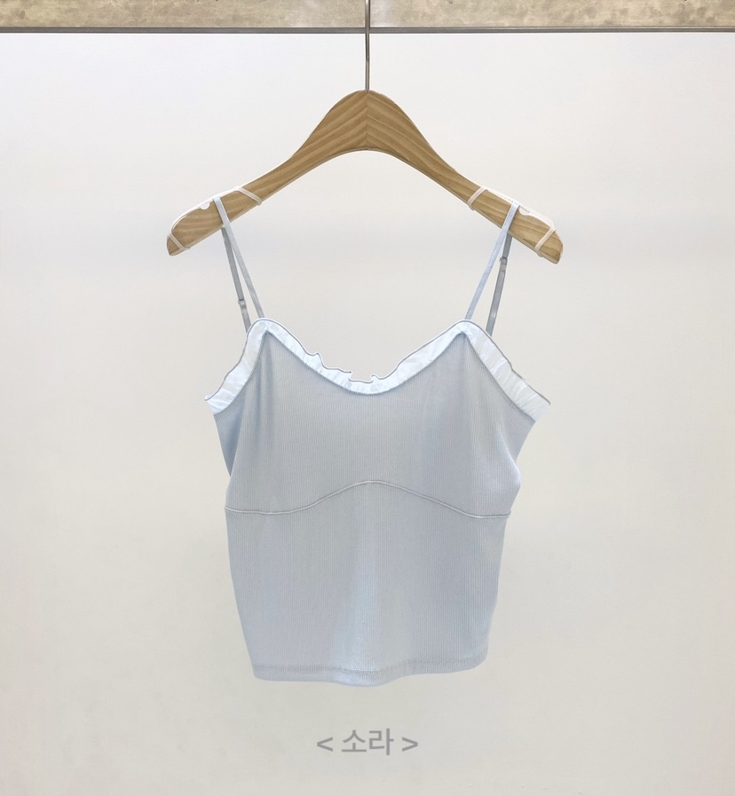 SETPLATZ韓國直郵㊣東大門實拍女裝新品推薦休閑時尚吊帶背心PLATZCLASSIC吊帶/背心圖色4