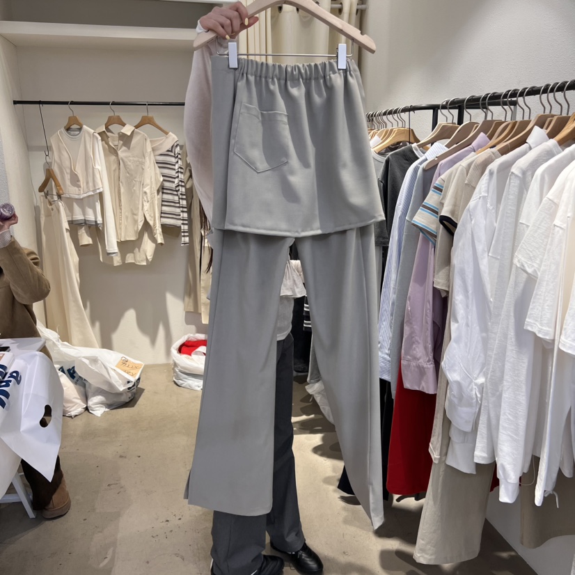IR BIEN直郵韓國代購㊣女裝新品推薦休閑職業時尚裙褲假兩件ir bien-A裙褲