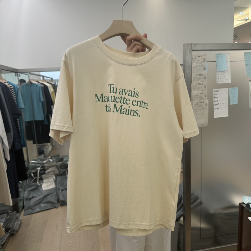 LTMS直郵韓國代購㊣女裝新品人氣休閑熱賣職業時尚25春夏T恤LTMST恤圖色2