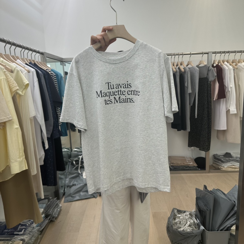 LTMS直郵韓國代購㊣女裝新品人氣休閑熱賣職業時尚25春夏T恤LTMST恤圖色3