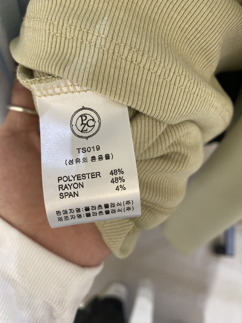 SETPLATZ韓國㊣直郵東大門代購女裝新款25春夏熱賣時尚長袖T恤PLATZCLASSIC長袖T恤