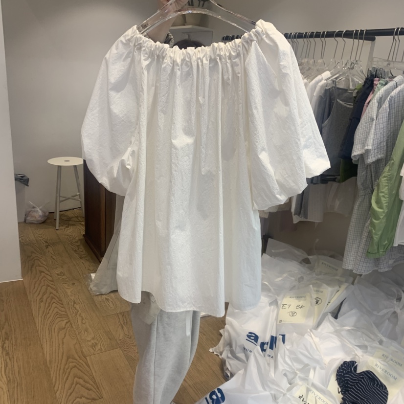 RIVEROOM韓國直郵㊣東大門實拍女裝新品25春夏職業襯衫蕾絲衫RIVEROOM襯衫/蕾絲衫