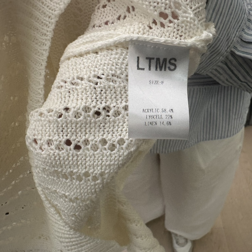 LTMS韓國直郵㊣女裝新品推薦職業熱賣時尚休閑25春夏針織衫LTMS針織衫